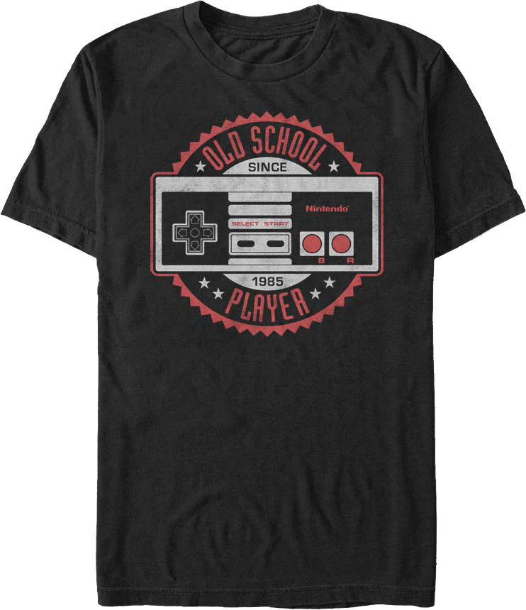 Old School Player Nintendo T-Shirt