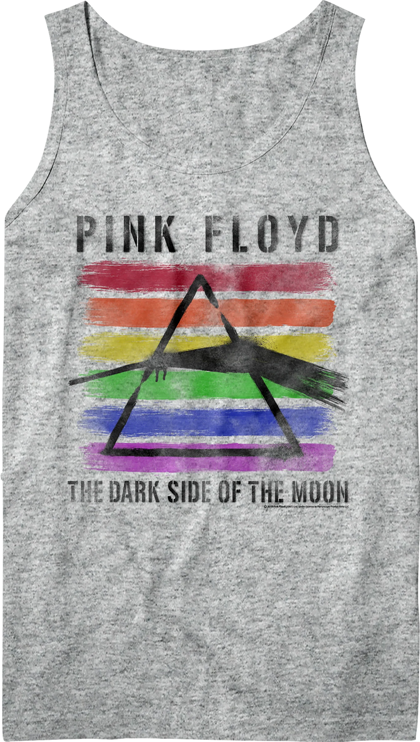 Painted Dark Side of the Moon Pink Floyd Tank Top