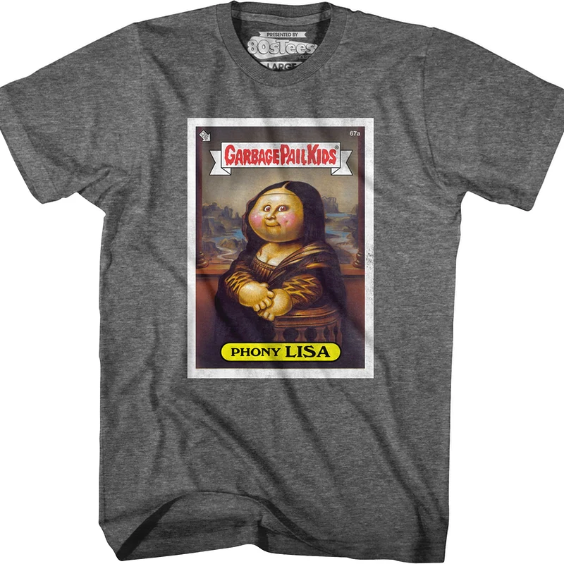 Phony Lisa Garbage Pail Kids T-Shirt