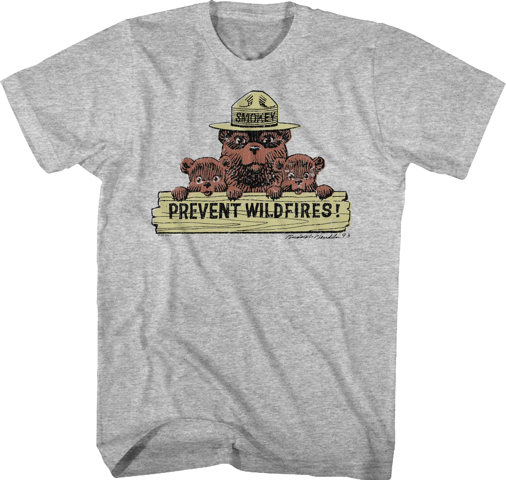 Prevent Wildfires Smokey Bear T-Shirt