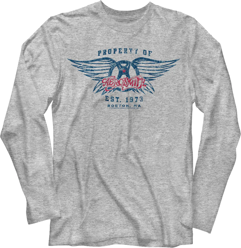 Property Of Aerosmith Long Sleeve Shirt