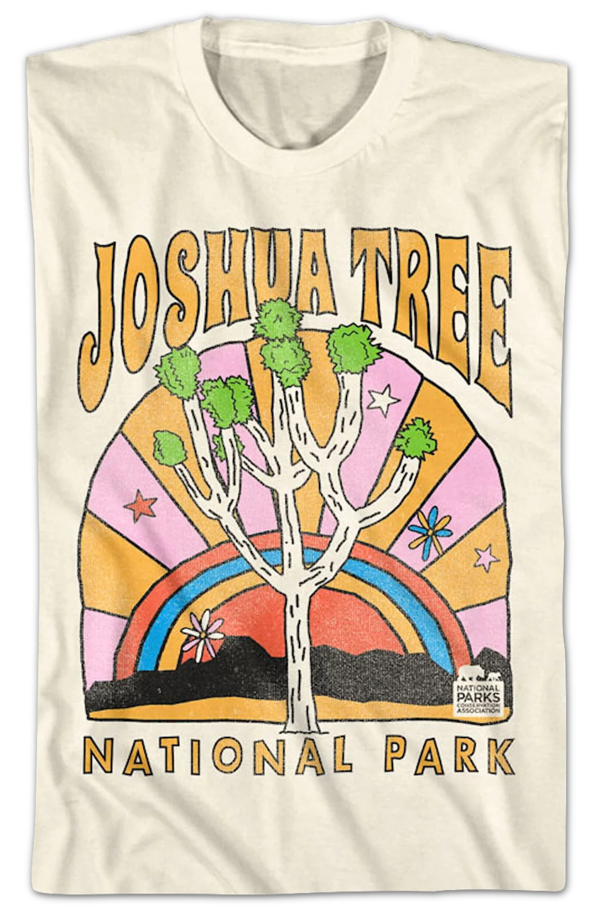 Rainbow Joshua Tree National Park T-Shirt - Image 2