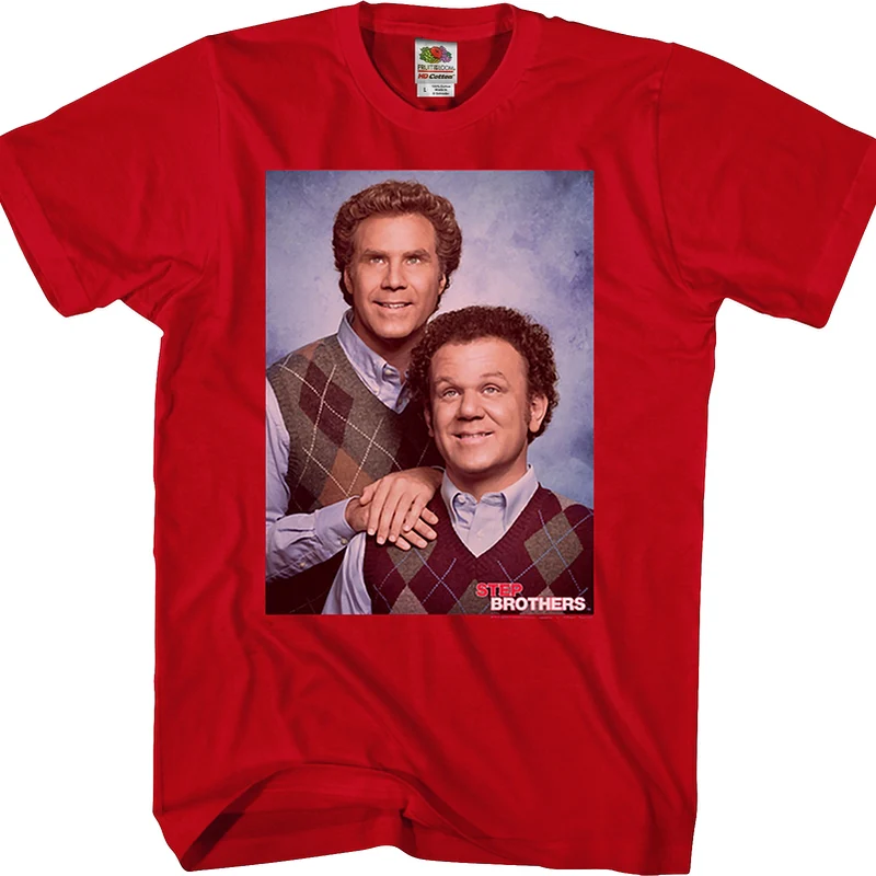 Red Portrait Step Brothers T-Shirt