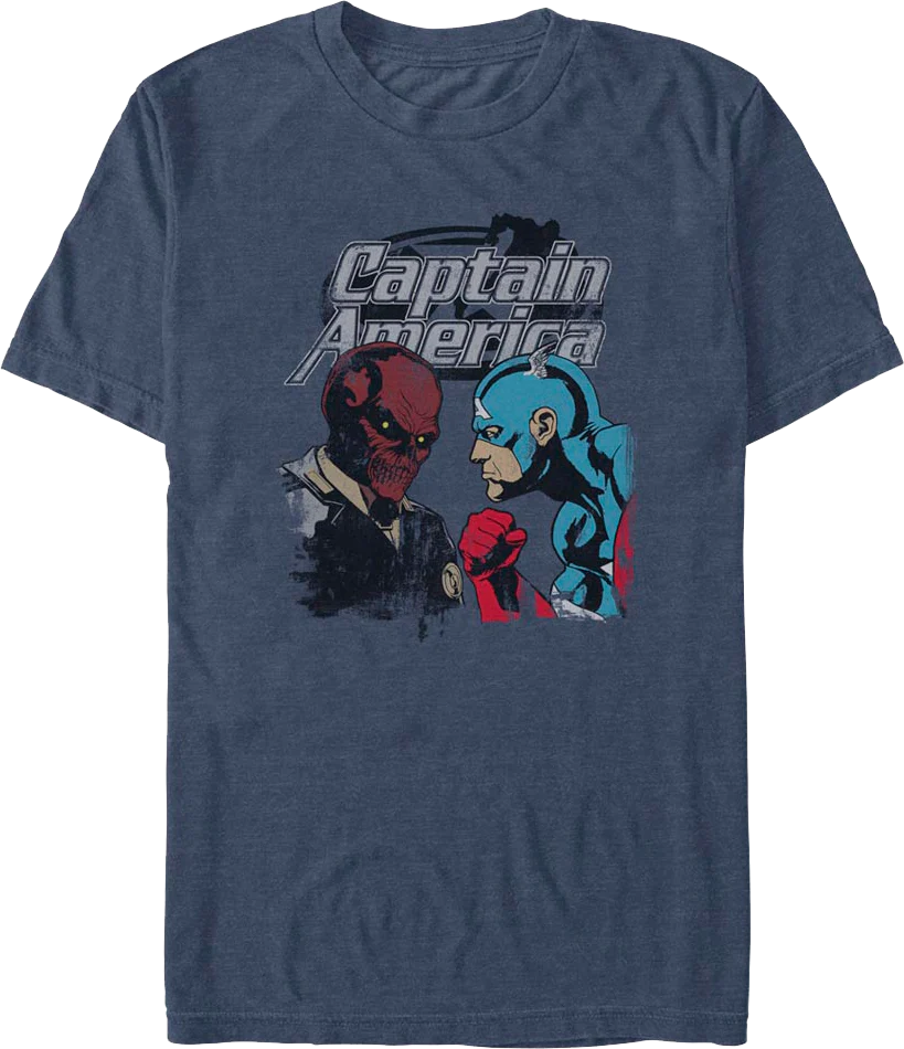 Red Skull vs. Captain America Marvel Comics T-Shirt