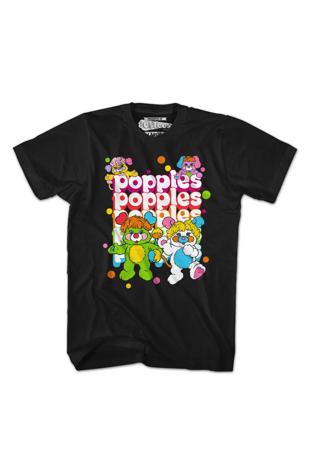 Repeating Logo Popples T-Shirt - Image 2