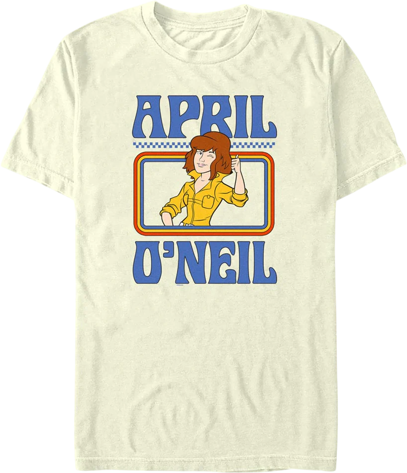 Retro April O'Neil Teenage Mutant Ninja Turtles T-Shirt