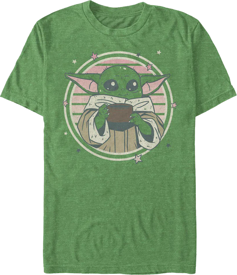 Retro Child The Mandalorian Star Wars T-Shirt