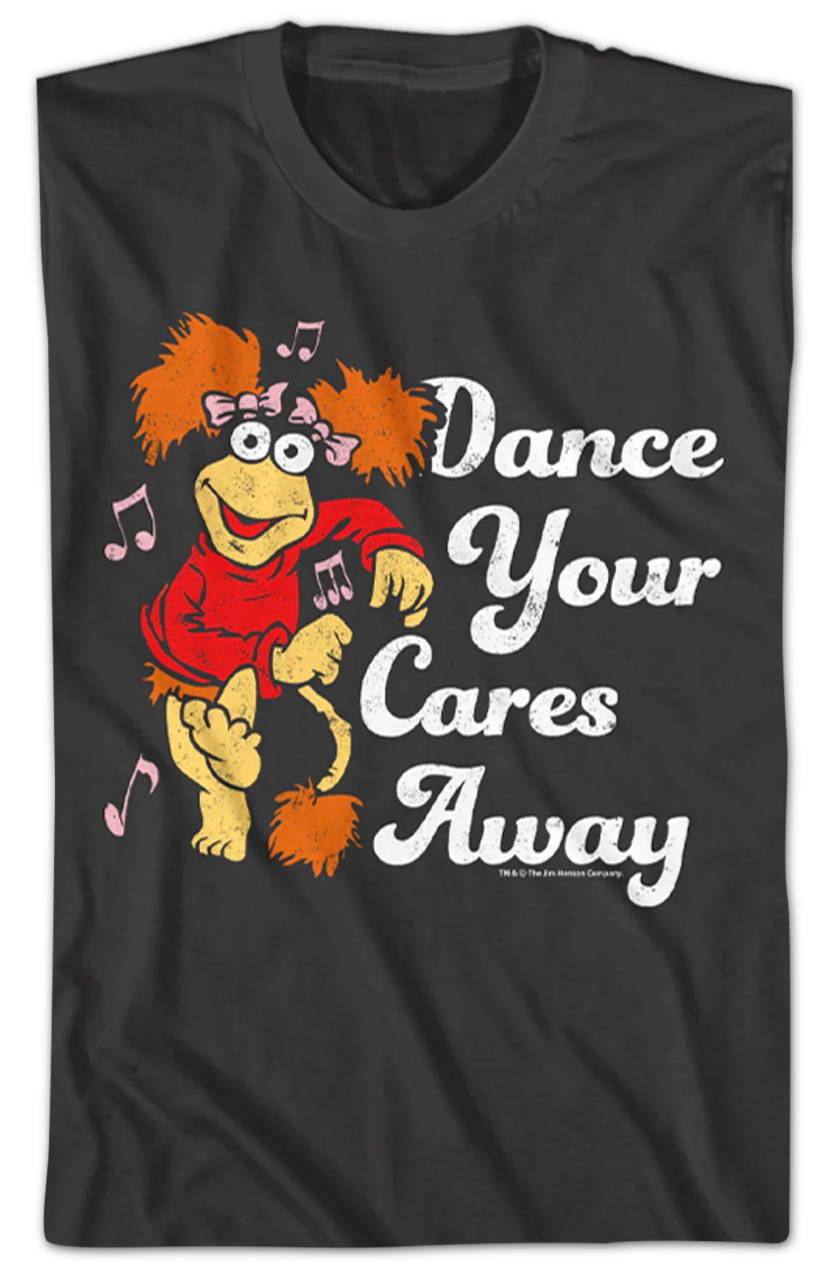Retro Dance Your Cares Away Fraggle Rock T-Shirt - Image 2