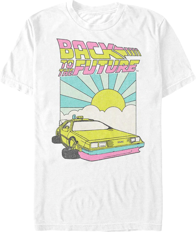 Retro DeLorean Sunshine Back To The Future T-Shirt