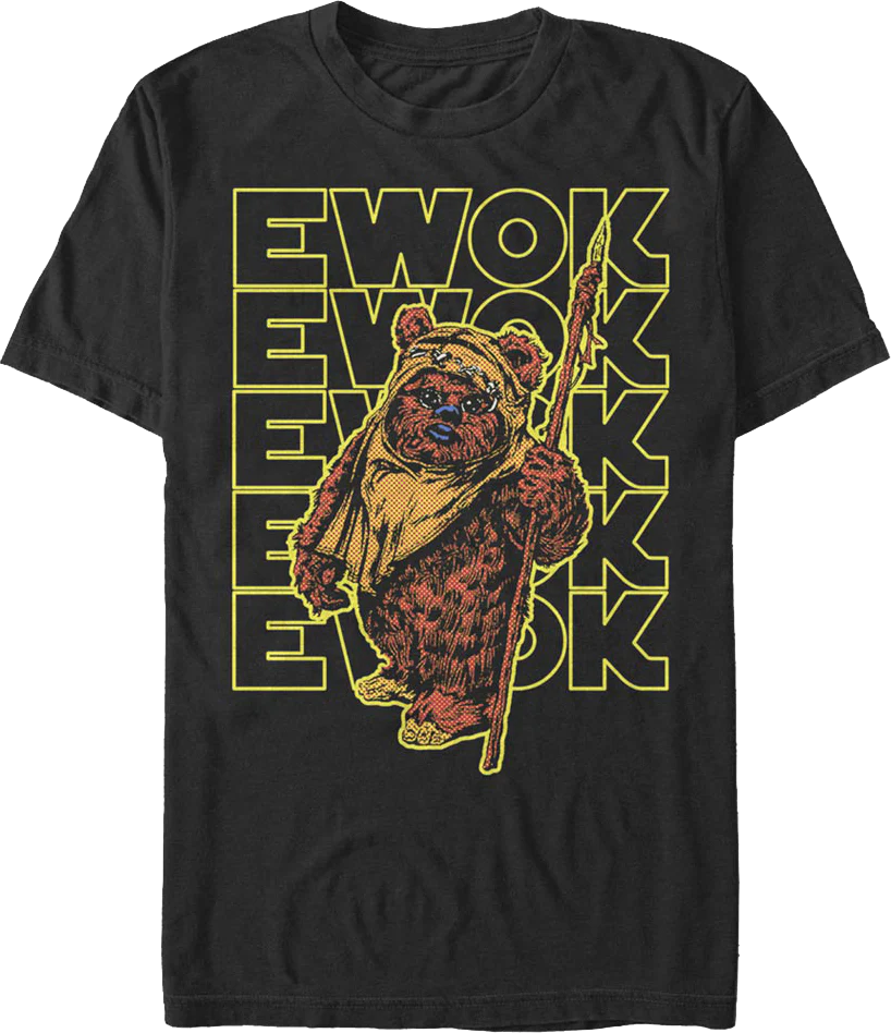 Retro Ewok Star Wars T-Shirt