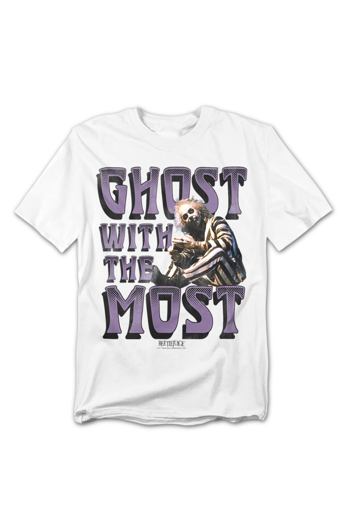 Retro Ghost With The Most Beetlejuice T-Shirt - Image 2