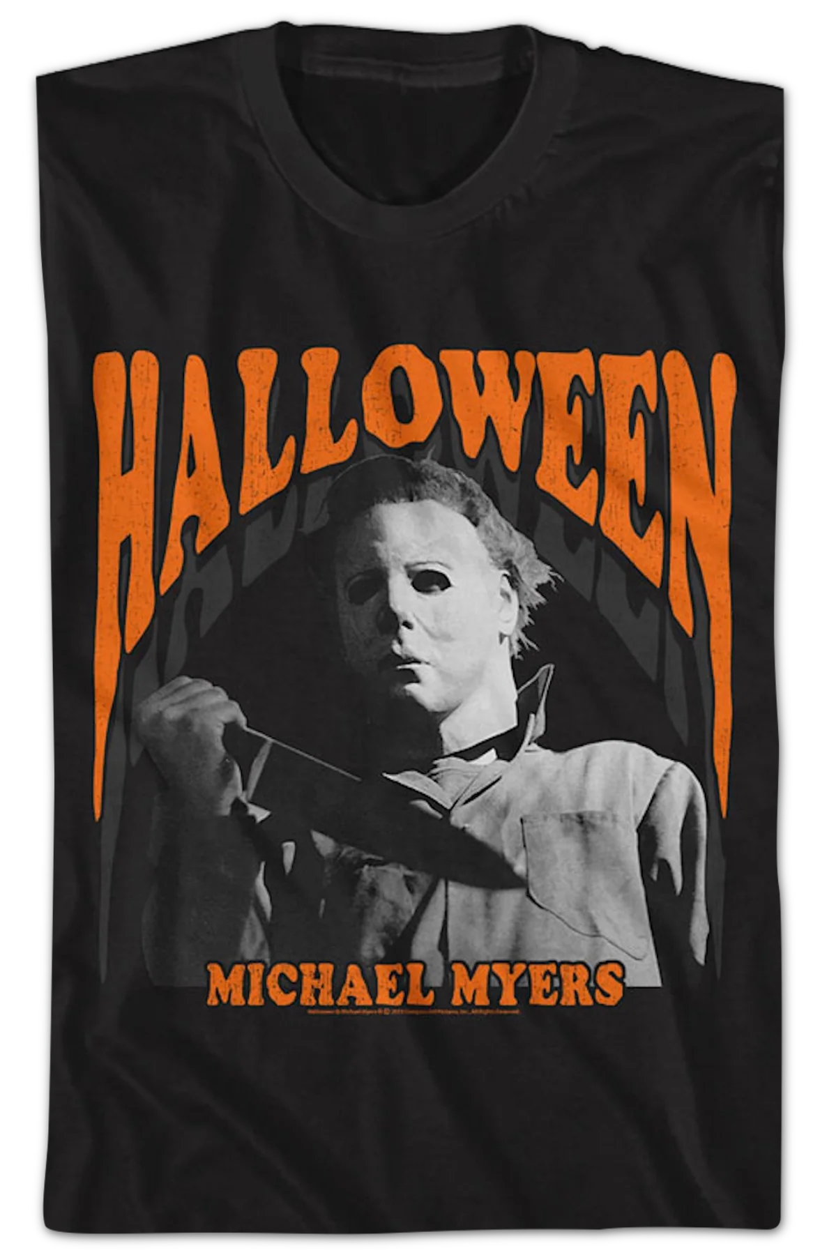 Retro Michael Myers Halloween T-Shirt - Image 2