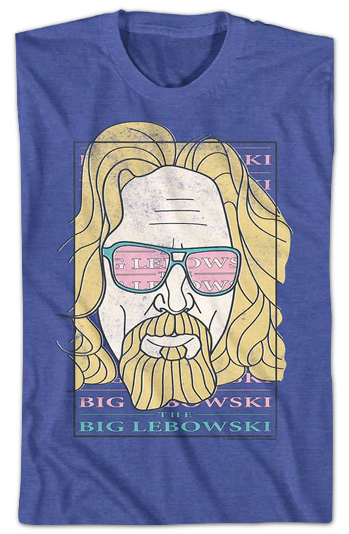 Retro The Dude Big Lebowski T-Shirt - Image 2