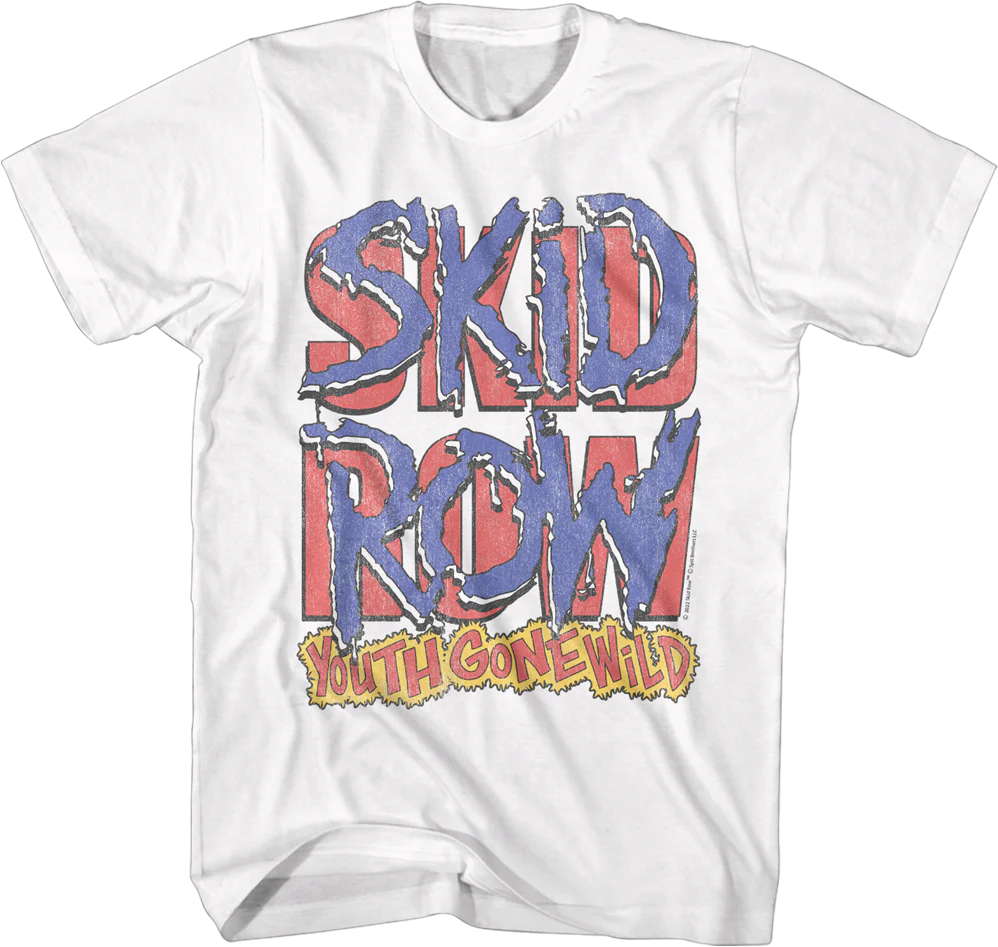 Retro Youth Gone Wild Skid Row T-Shirt