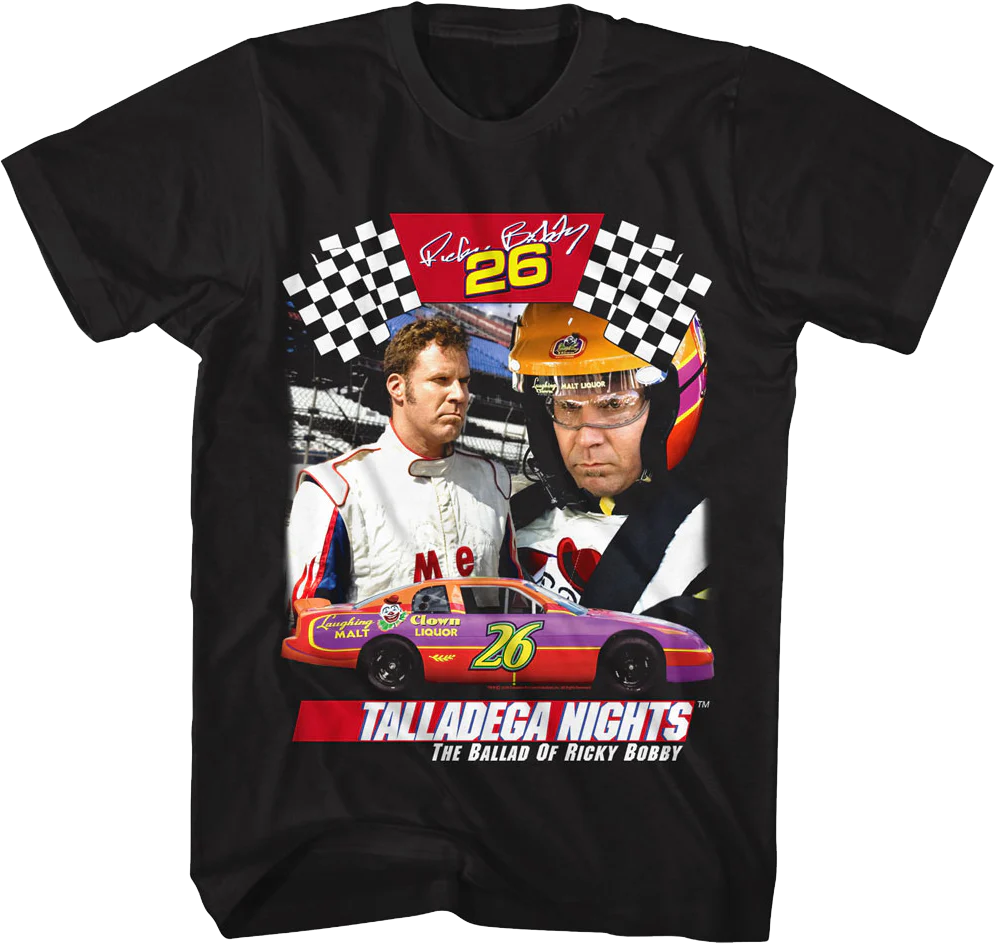 Ricky Bobby Collage Talladega Nights T-Shirt