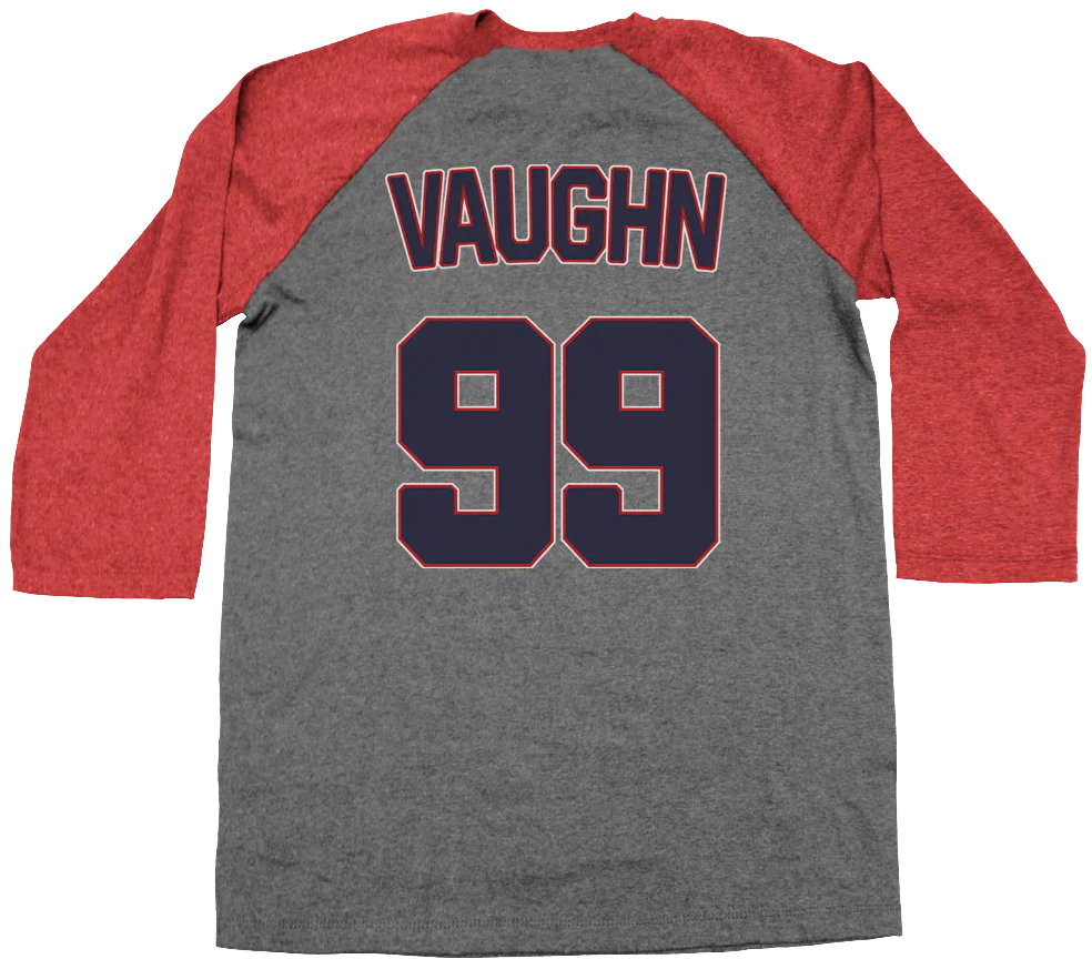 Ricky Vaughn Major League Raglan Baseball Shirt - Image 3