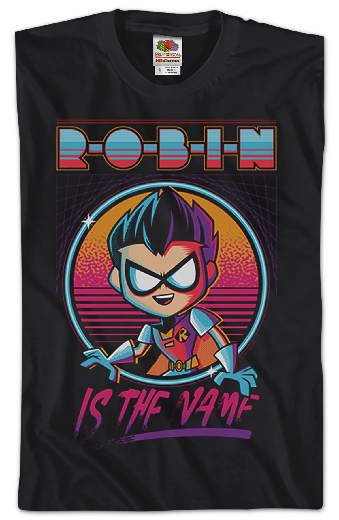 Robin Is The Name Teen Titans Go T-Shirt - Image 2