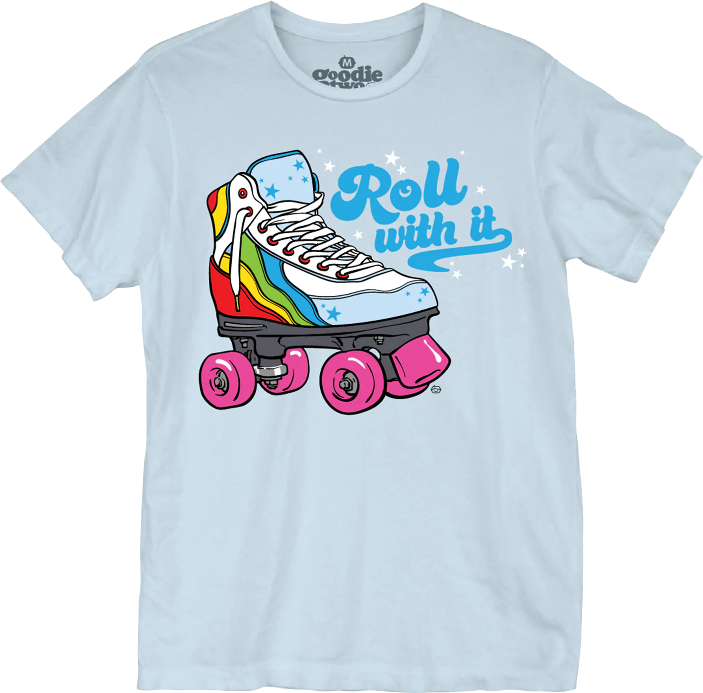 Roll With It Decorated Roller Skate T-Shirt