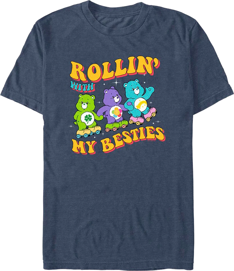 Rollin' With My Besties Care Bears T-Shirt