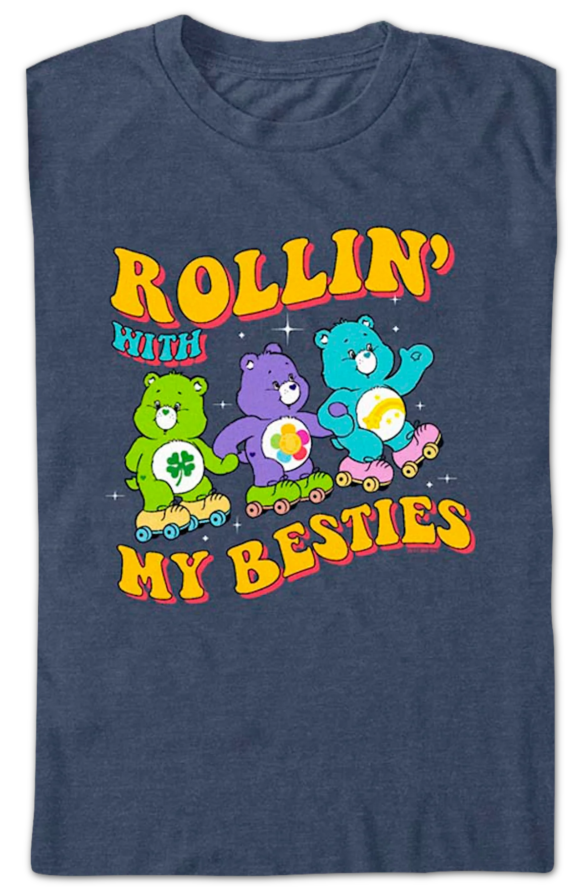 Rollin' With My Besties Care Bears T-Shirt - Image 2