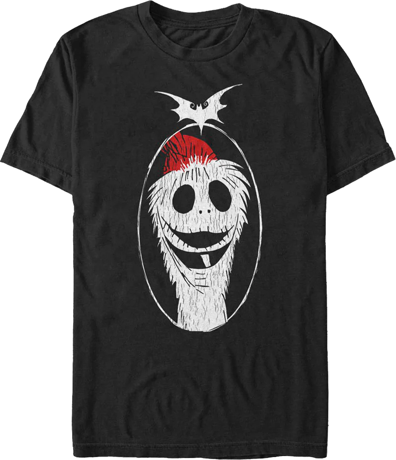 Santa Jack Nightmare Before Christmas T-Shirt