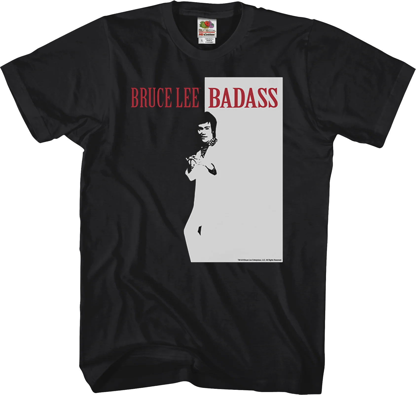 Scarface Badass Bruce Lee T-Shirt
