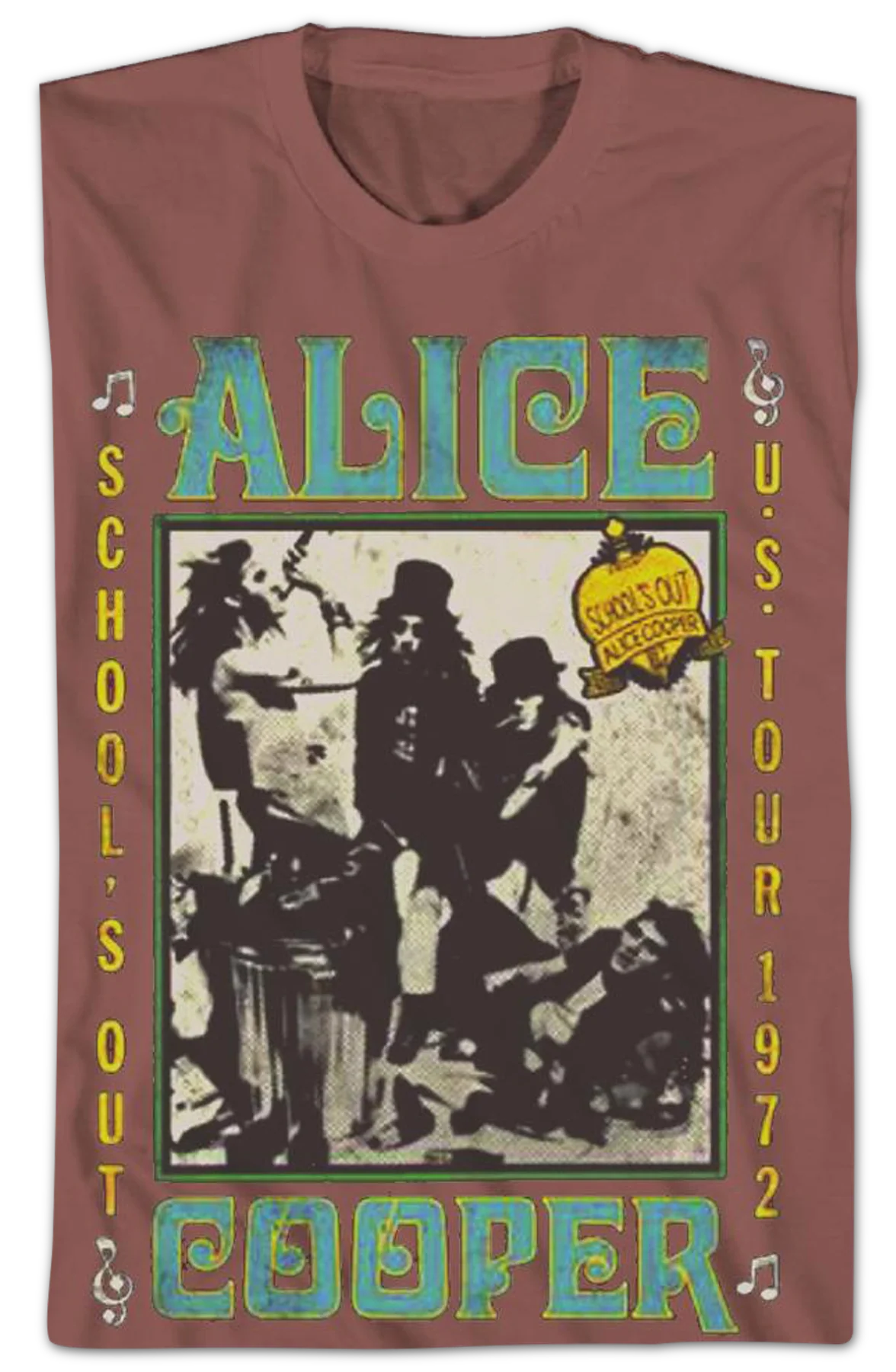 School's Out US Tour 1972 Alice Cooper T-Shirt - Image 2
