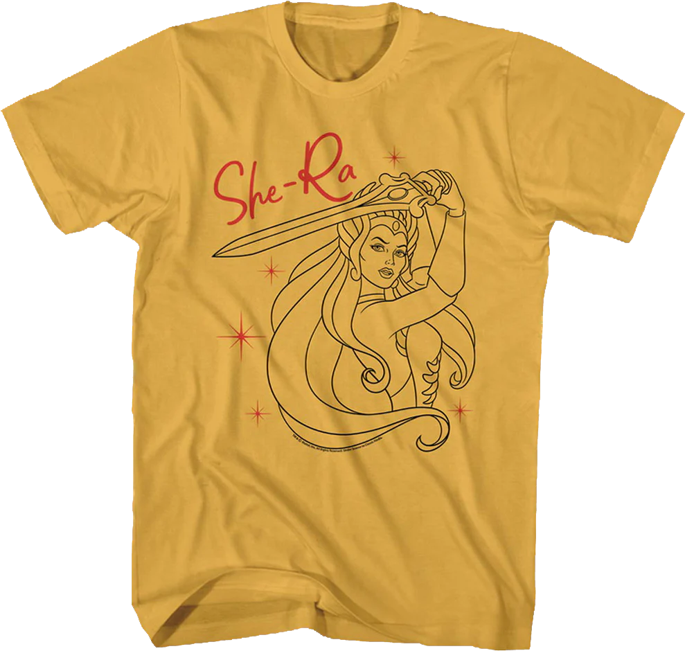 She-Ra Sketch Masters of the Universe T-Shirt