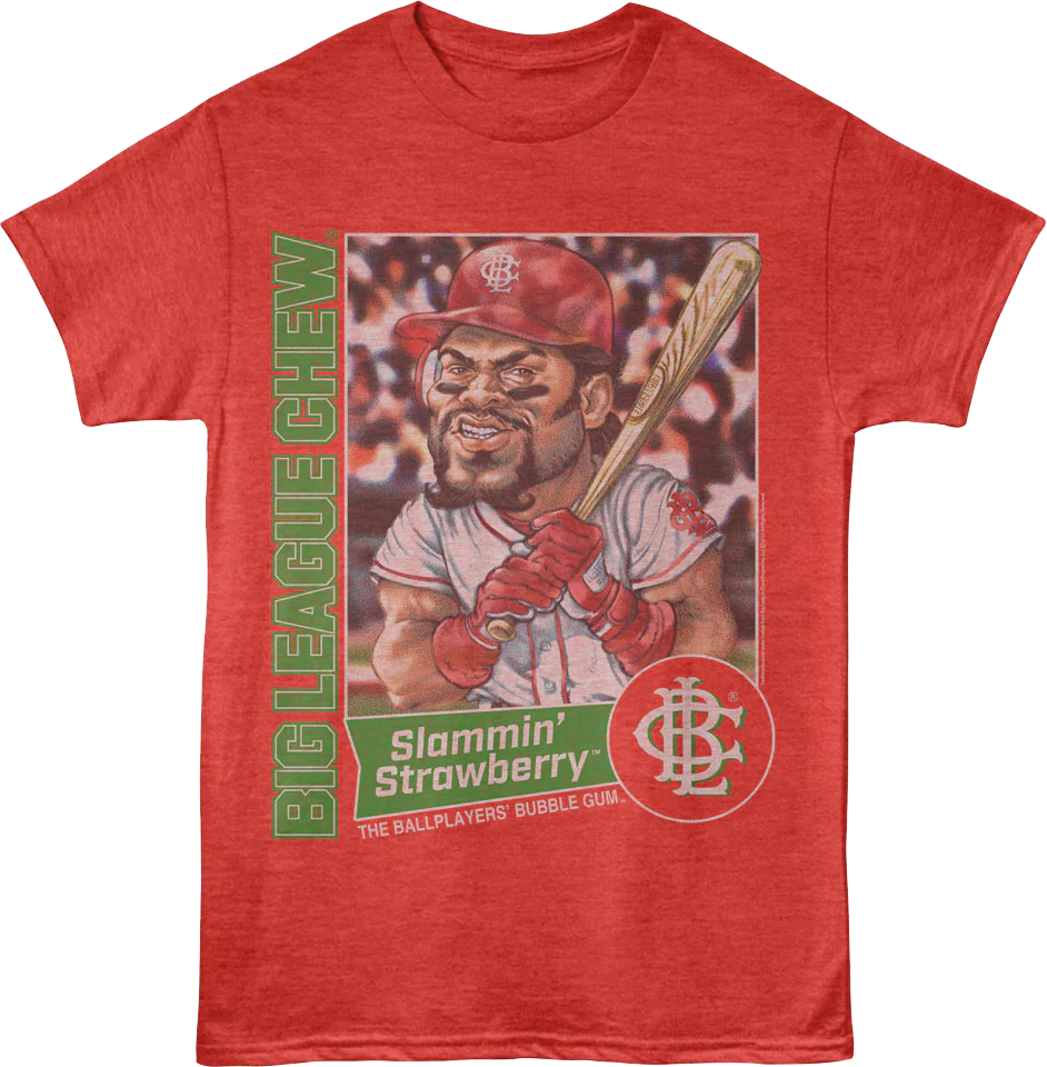 Slammin' Strawberry Batter Up Big League Chew T-Shirt
