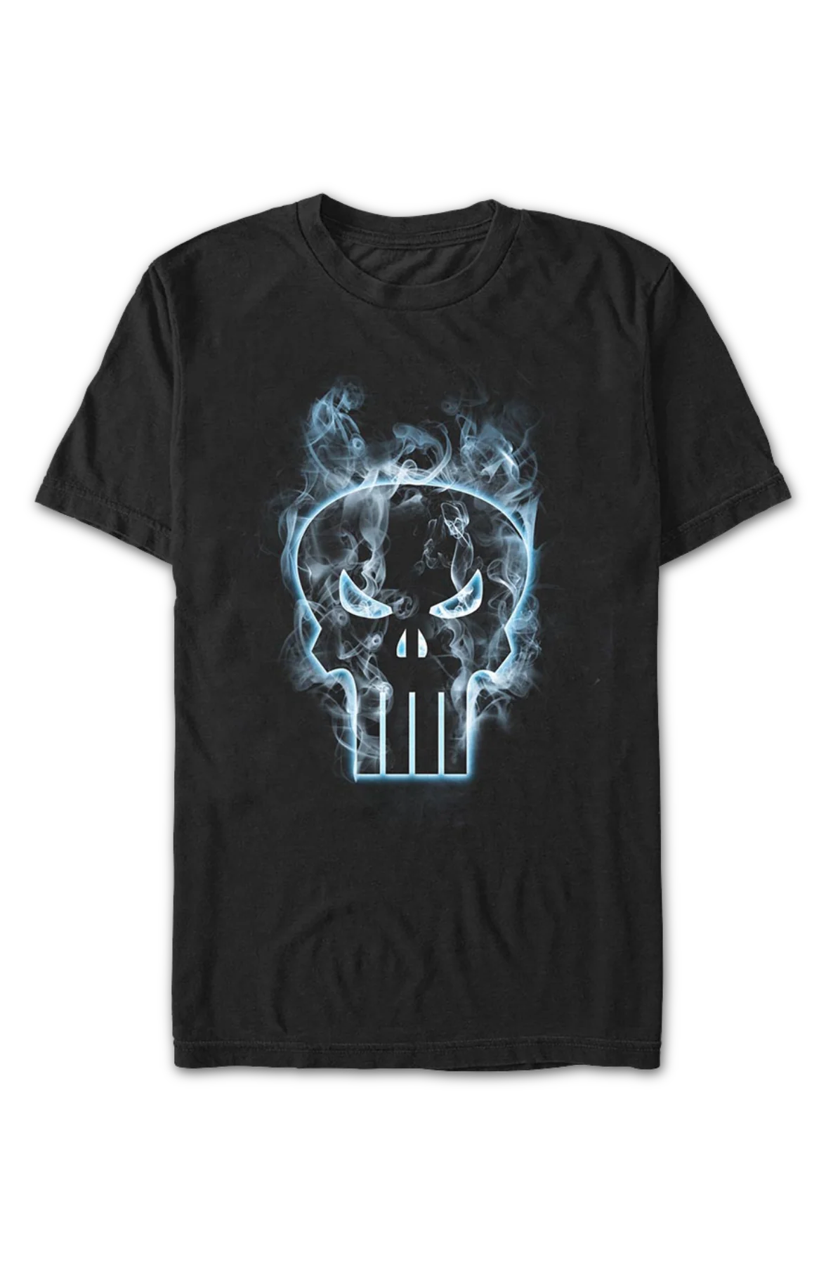 Smoking Skull Logo Punisher Marvel Comics T-Shirt - Image 2