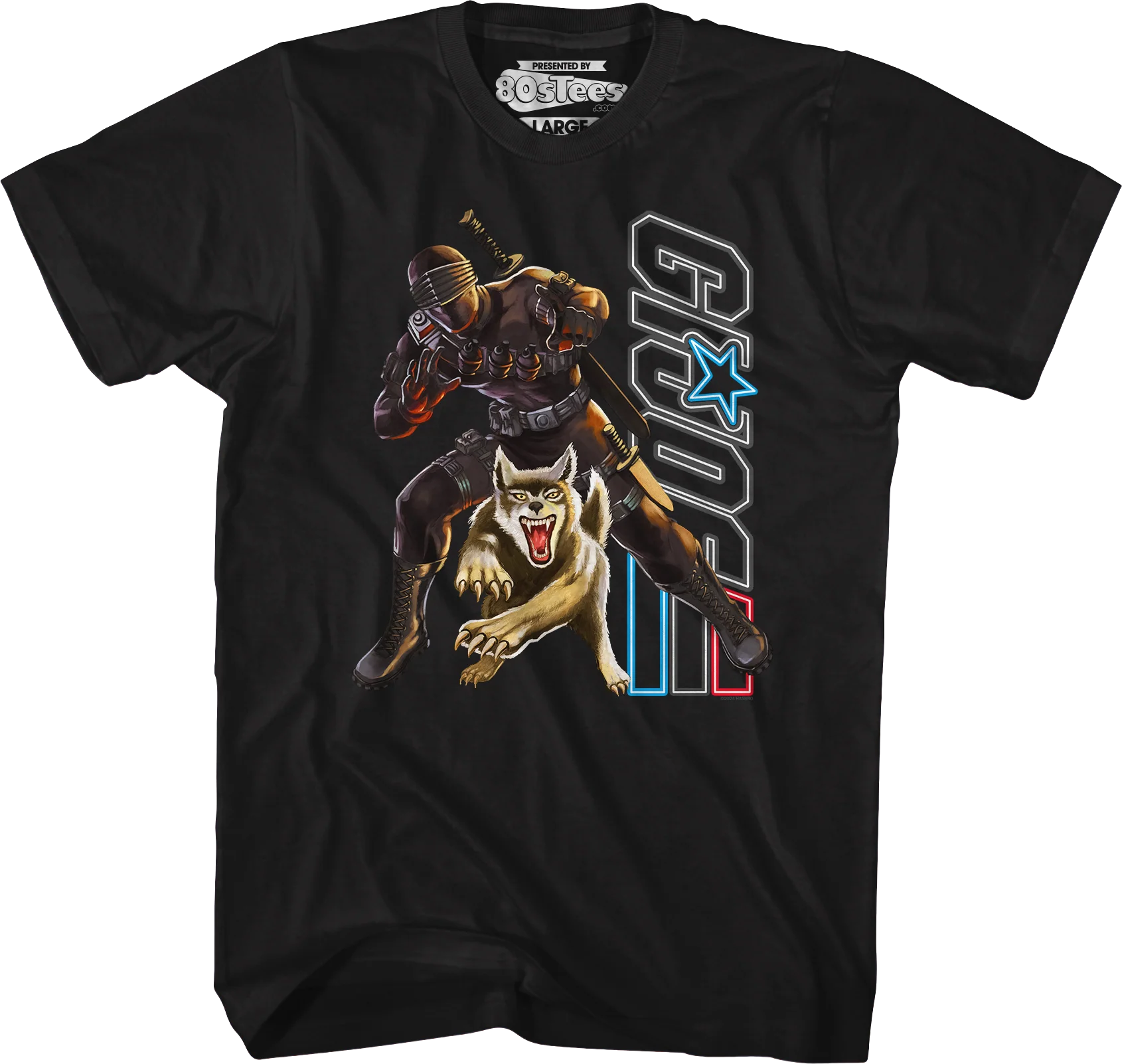 Snake Eyes & Timber Action Poses GI Joe T-Shirt - Image 3