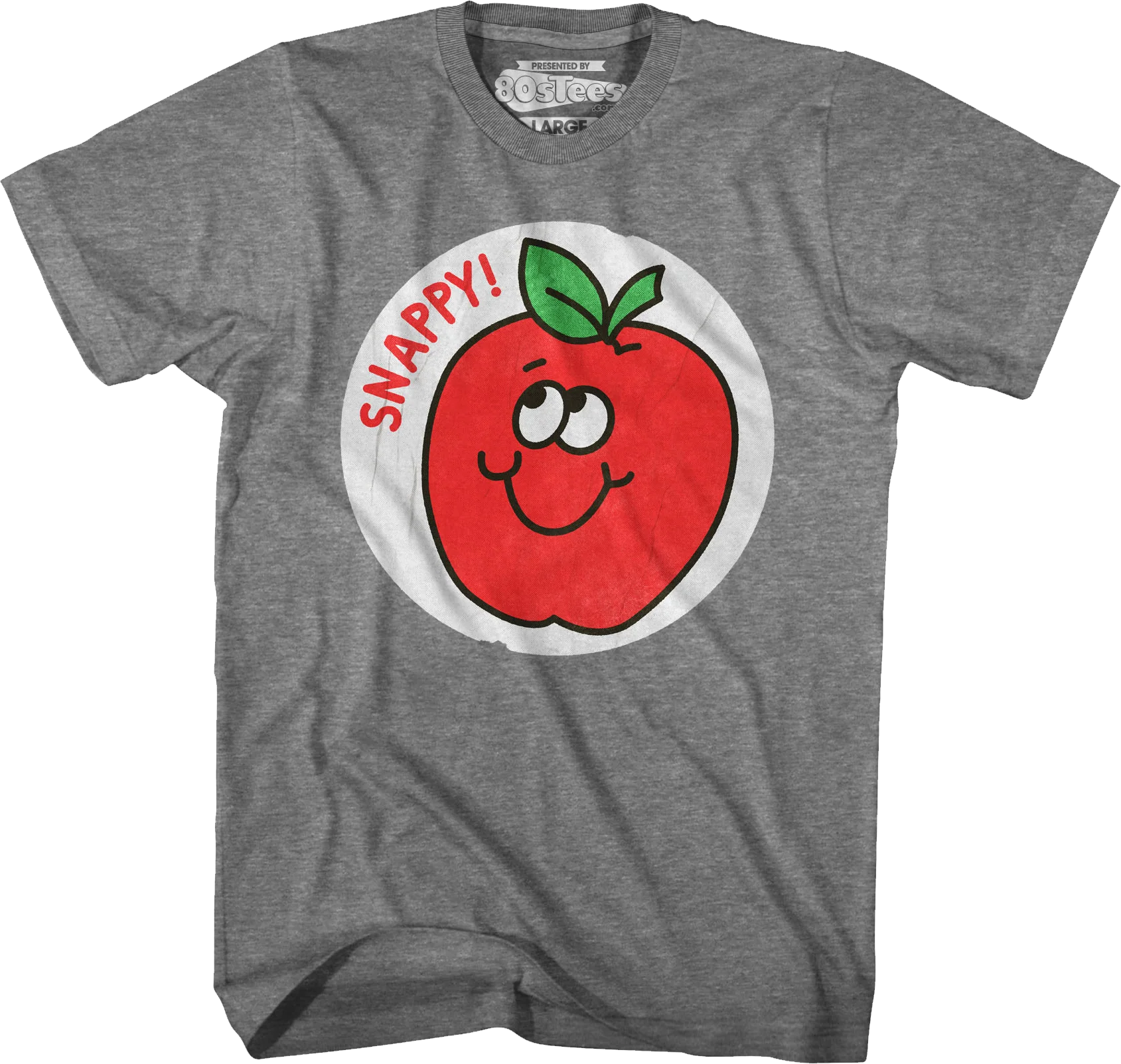 Snappy Apple Scratch & Sniff Sticker T-Shirt - Image 3