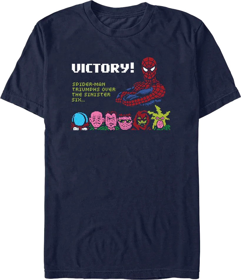 Spider-Man Triumphs Over The Sinister Six Marvel Comics T-Shirt