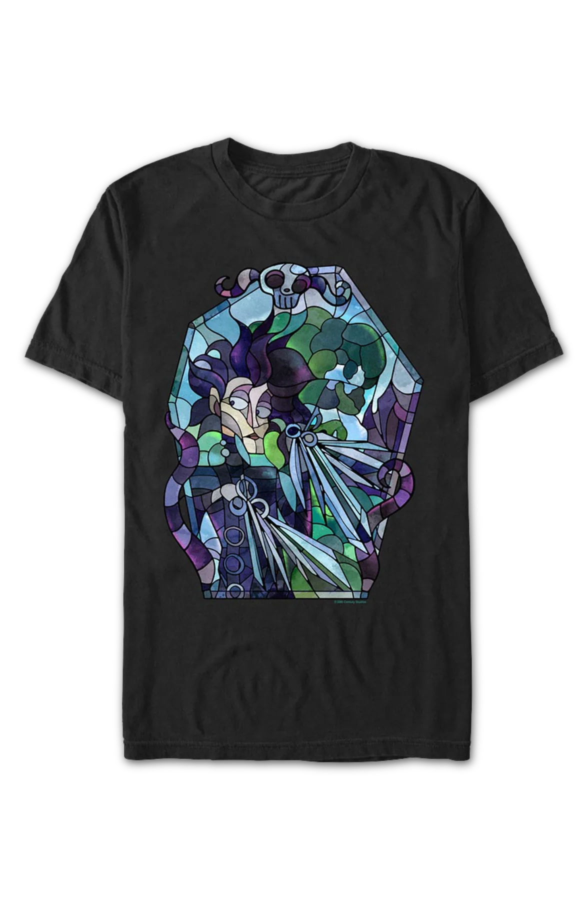 Stained Glass Window Edward Scissorhands T-Shirt - Image 2