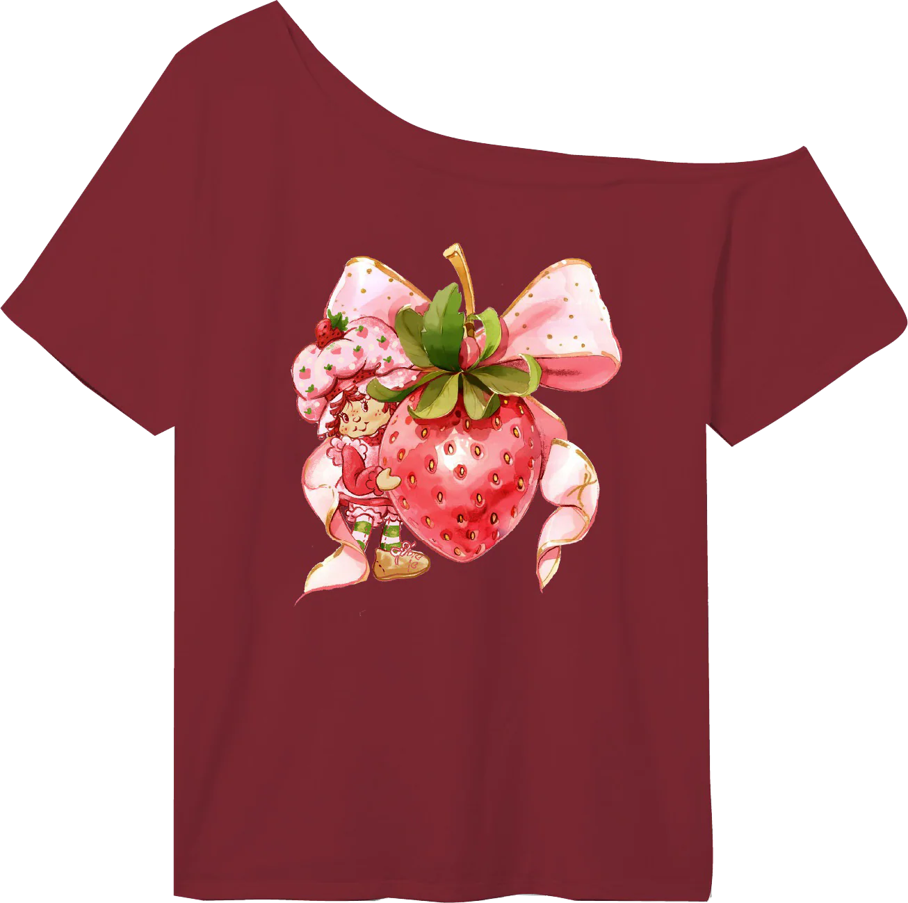 Strawberry Shortcake Off The Shoulder Shirt