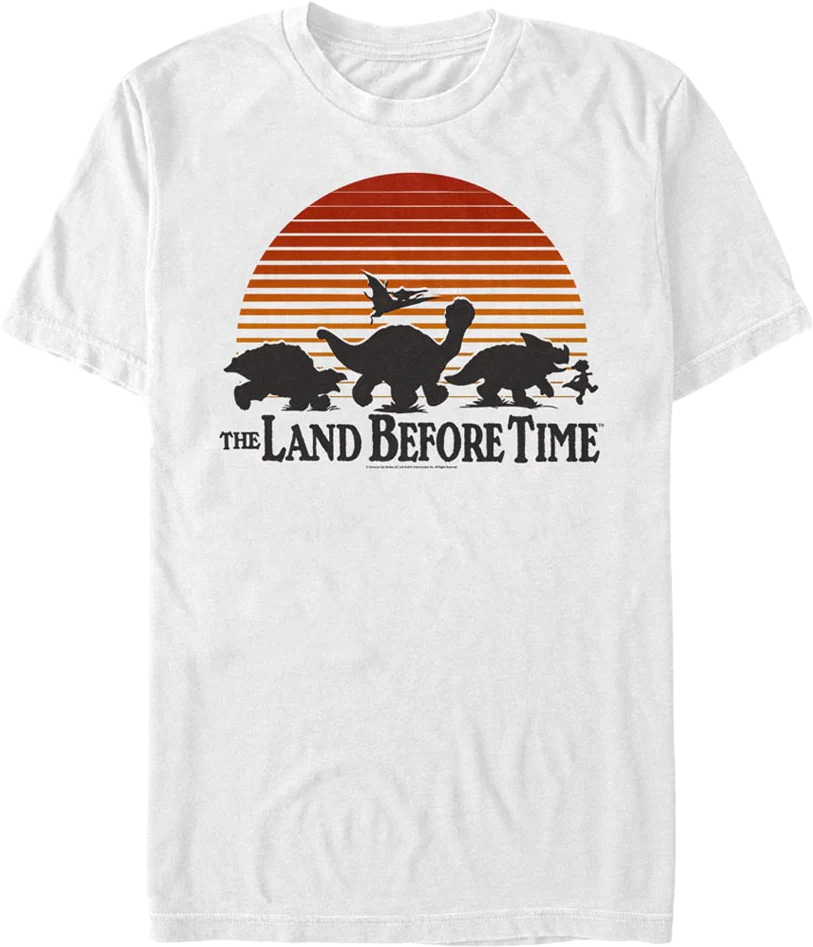 Sunset Silhouette Land Before Time T-Shirt
