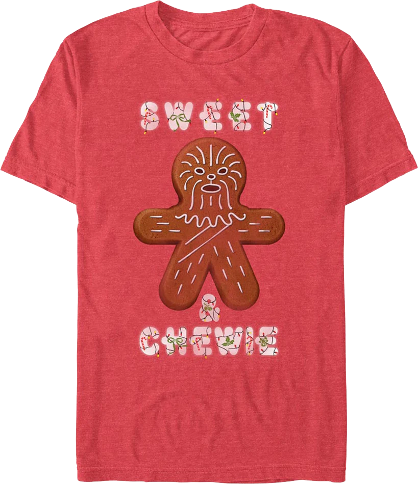 Sweet & Chewie Gingerbread Man Star Wars T-Shirt