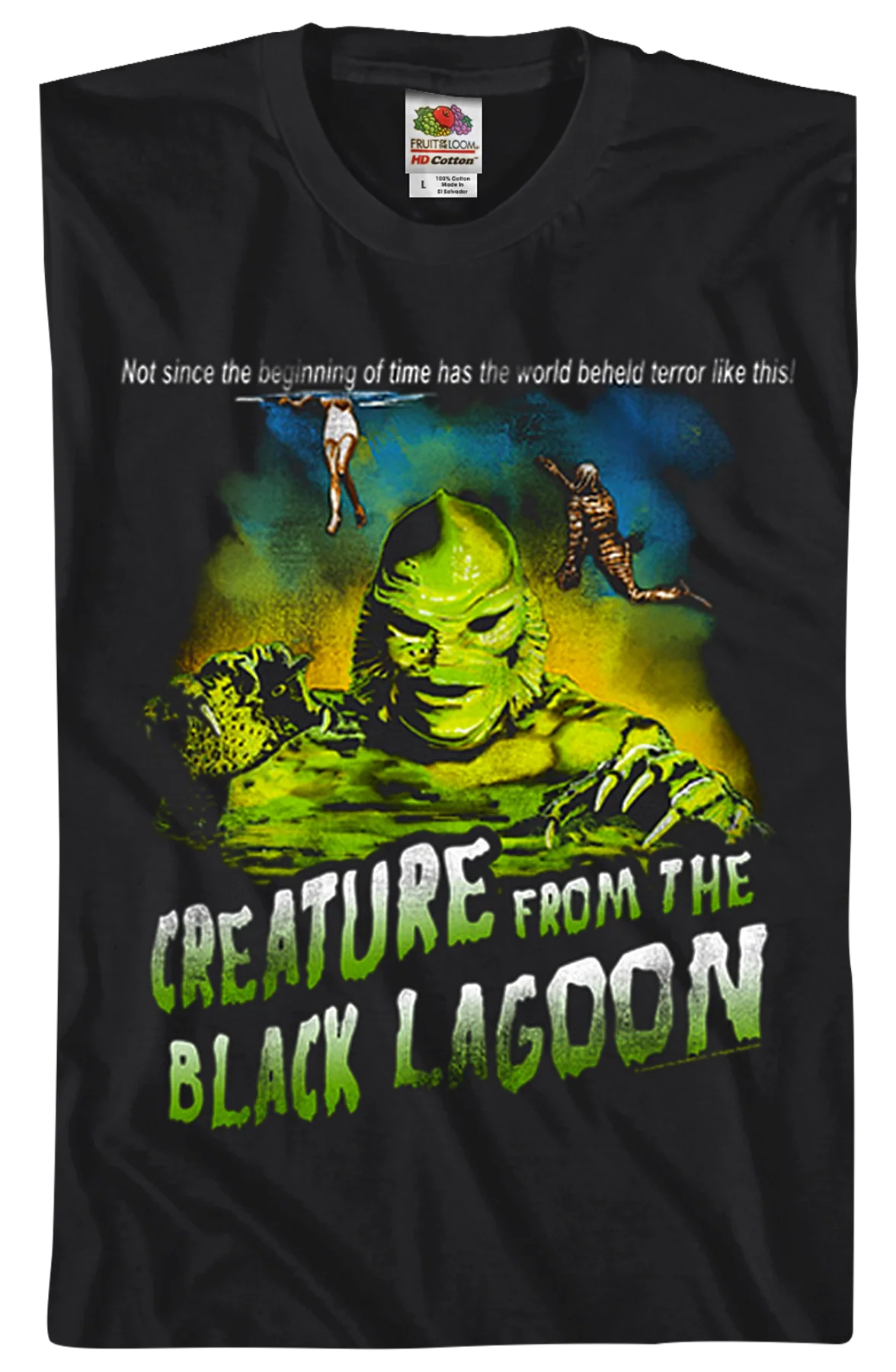 Tagline Creature From The Black Lagoon T-Shirt - Image 2