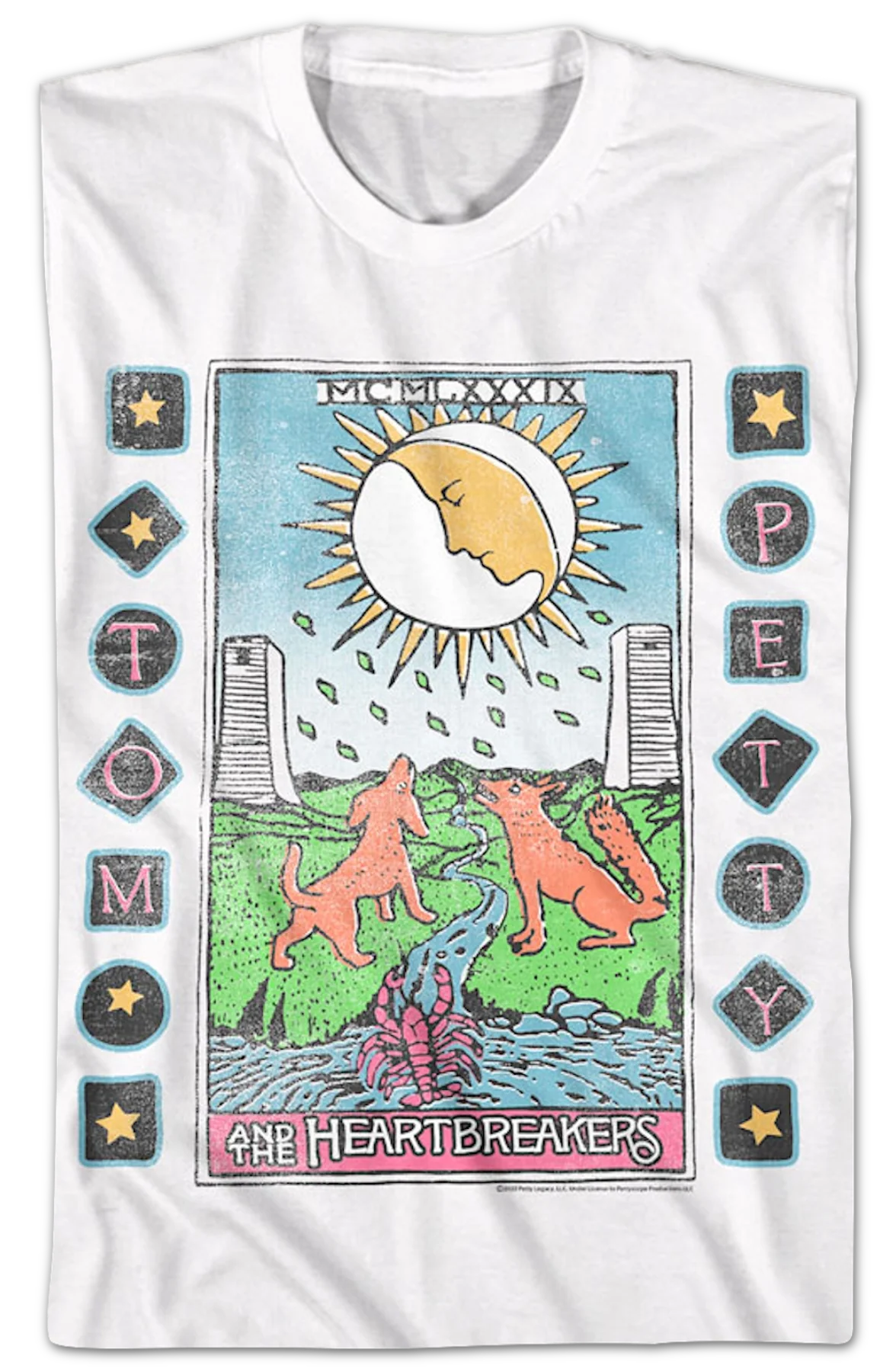 Tarot Card Tom Petty And The Heartbreakers T-Shirt - Image 2