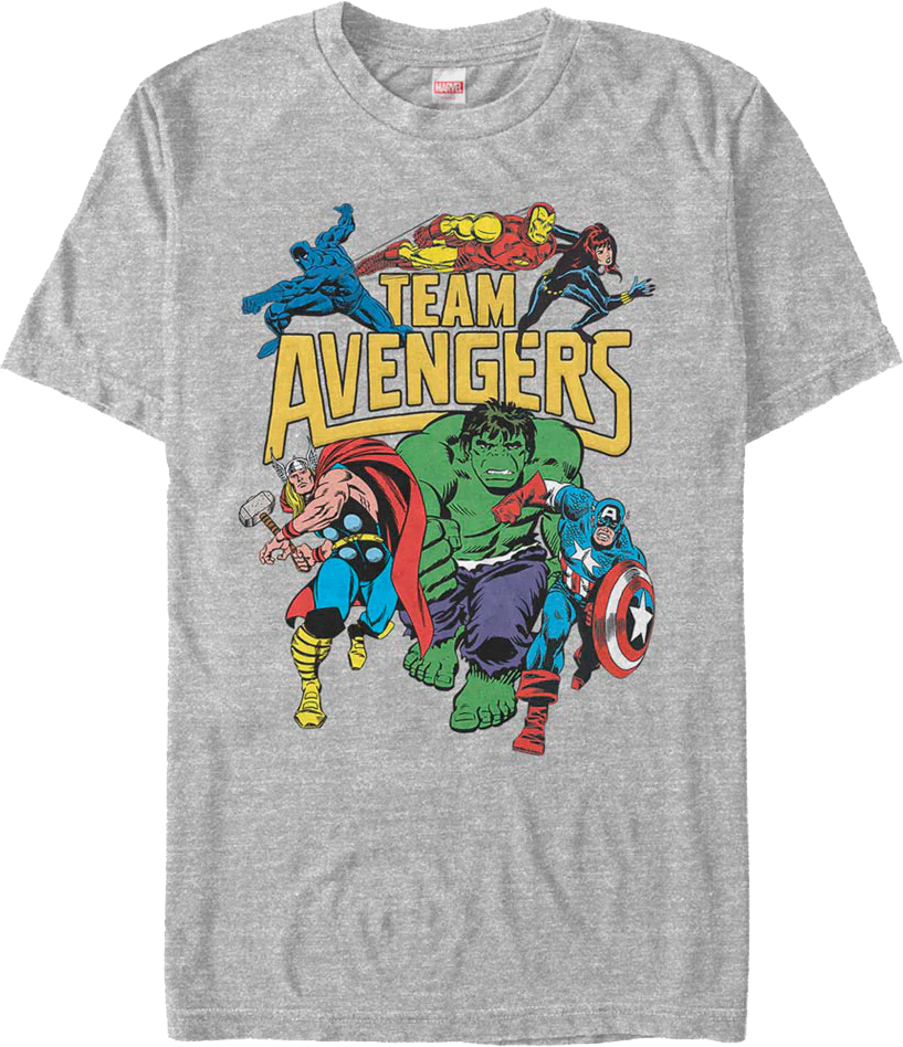 Team Avengers Marvel Comics T-Shirt