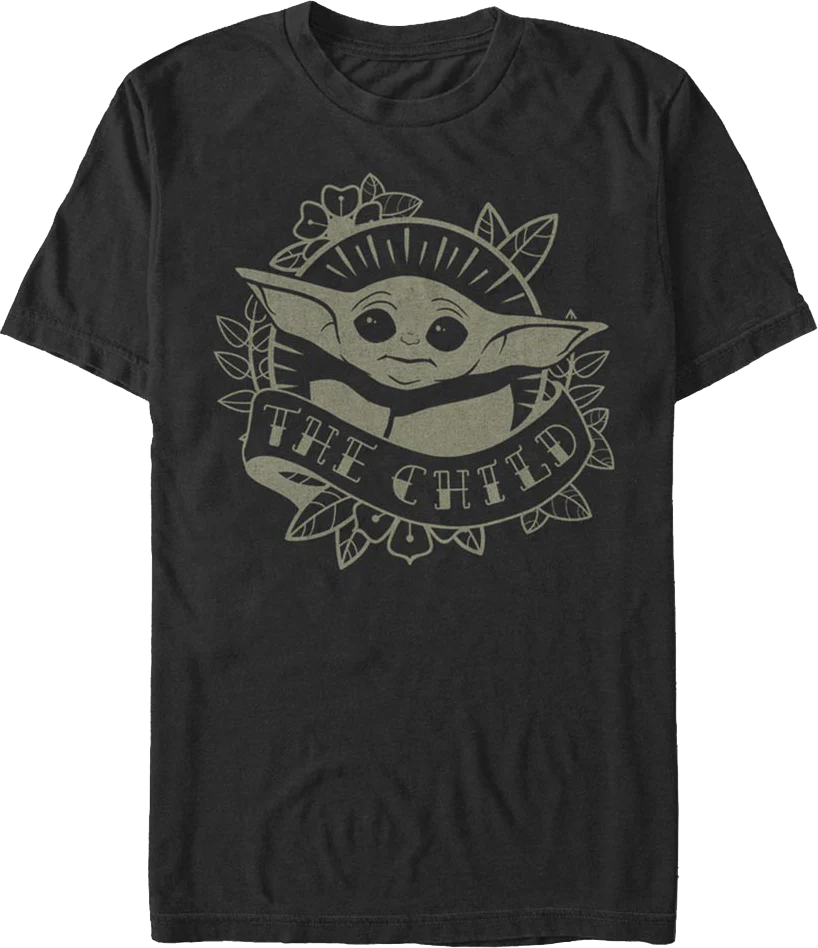The Child Banner The Mandalorian Star Wars T-Shirt