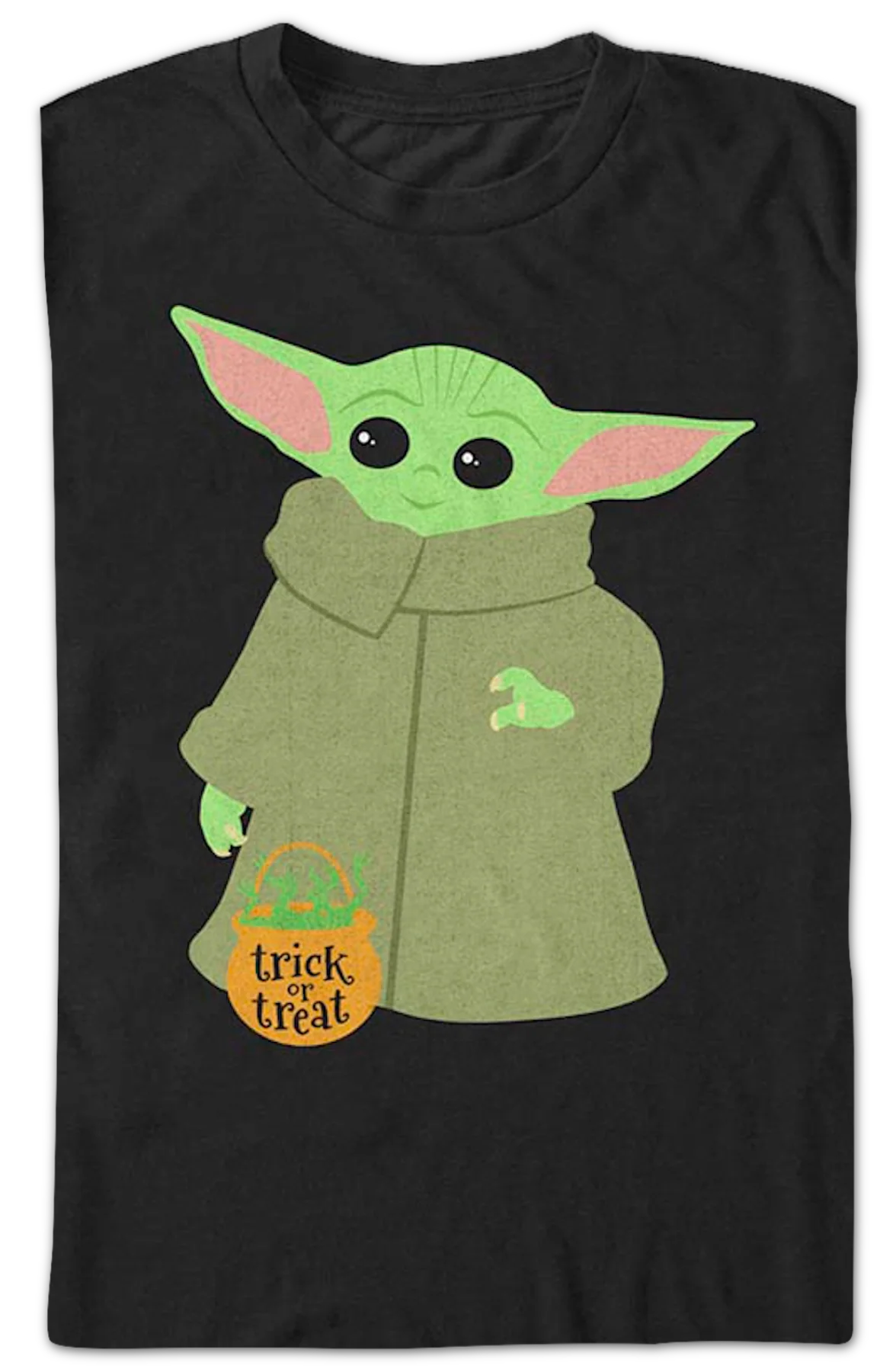 The Child Trick Or Treating The Mandalorian Star Wars T-Shirt - Image 2
