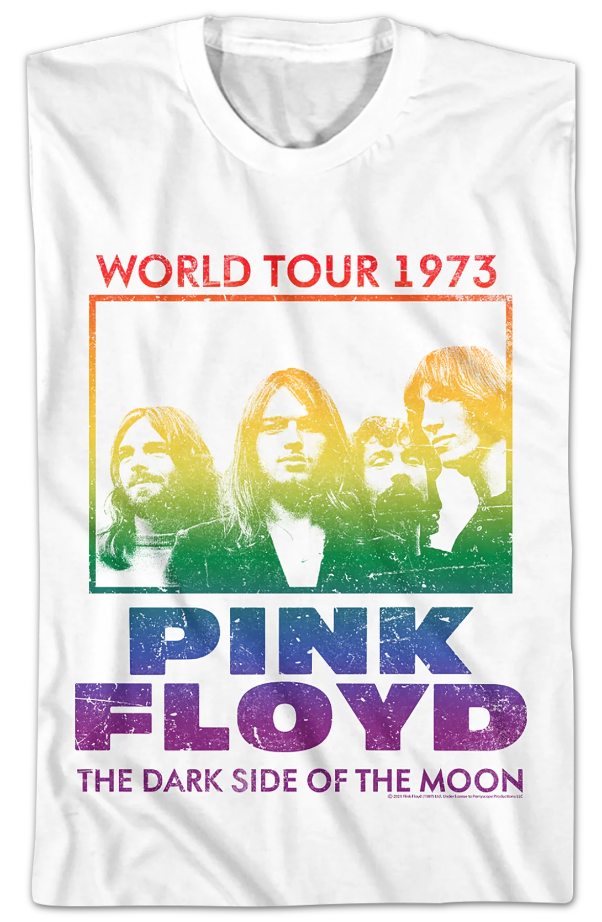 The Dark Side of the Moon World Tour Pink Floyd T-Shirt - Image 2