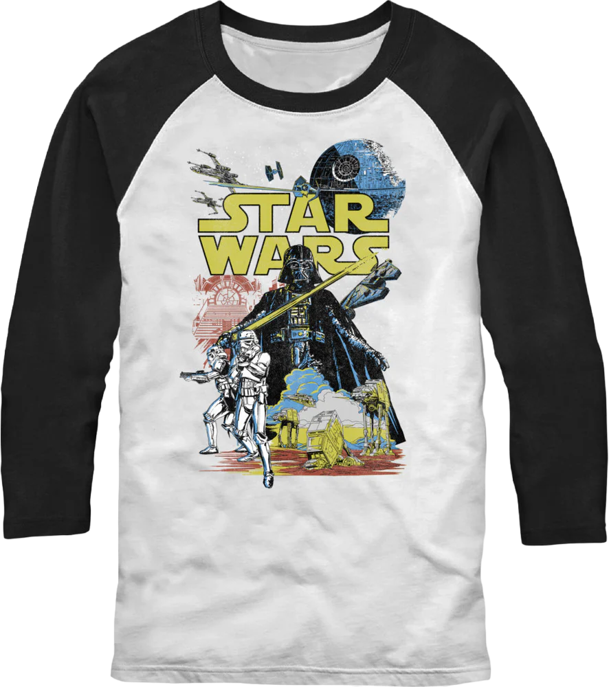 The Empire Strikes Back Star Wars Raglan Baseball Shirt