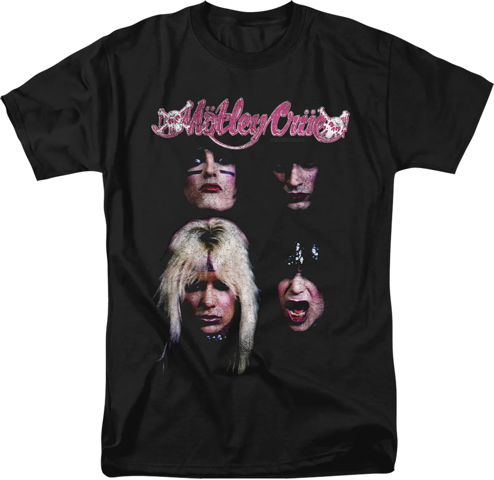 The Faces Of Motley Crue T-Shirt
