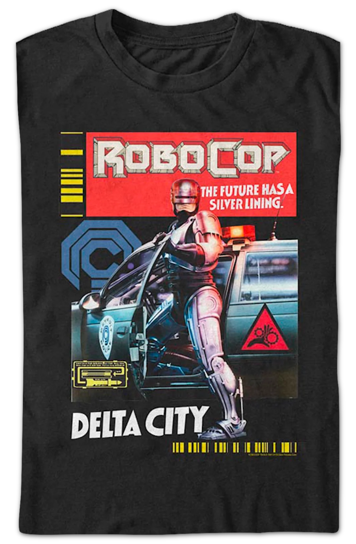 The Future Has A Silver Lining Robocop T-Shirt - Image 2