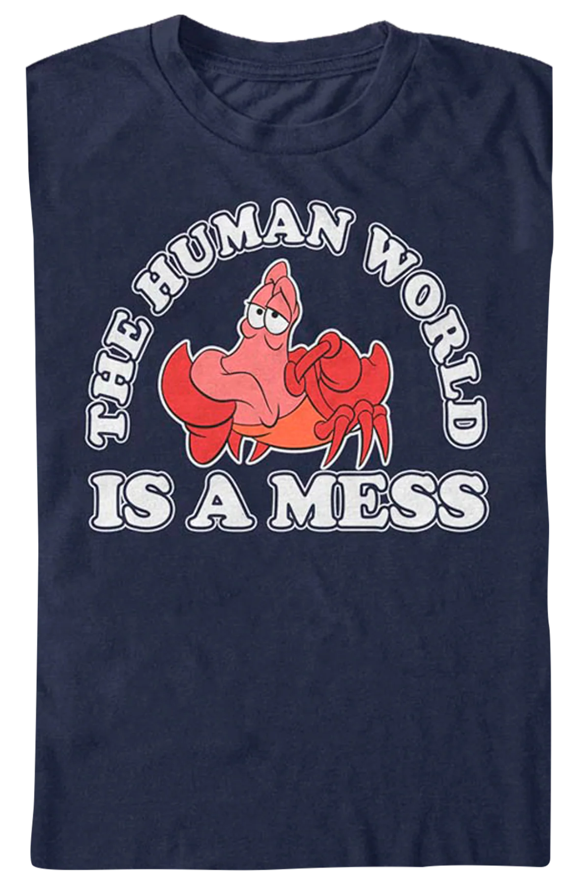 The Human World Is A Mess Little Mermaid T-Shirt - Image 2