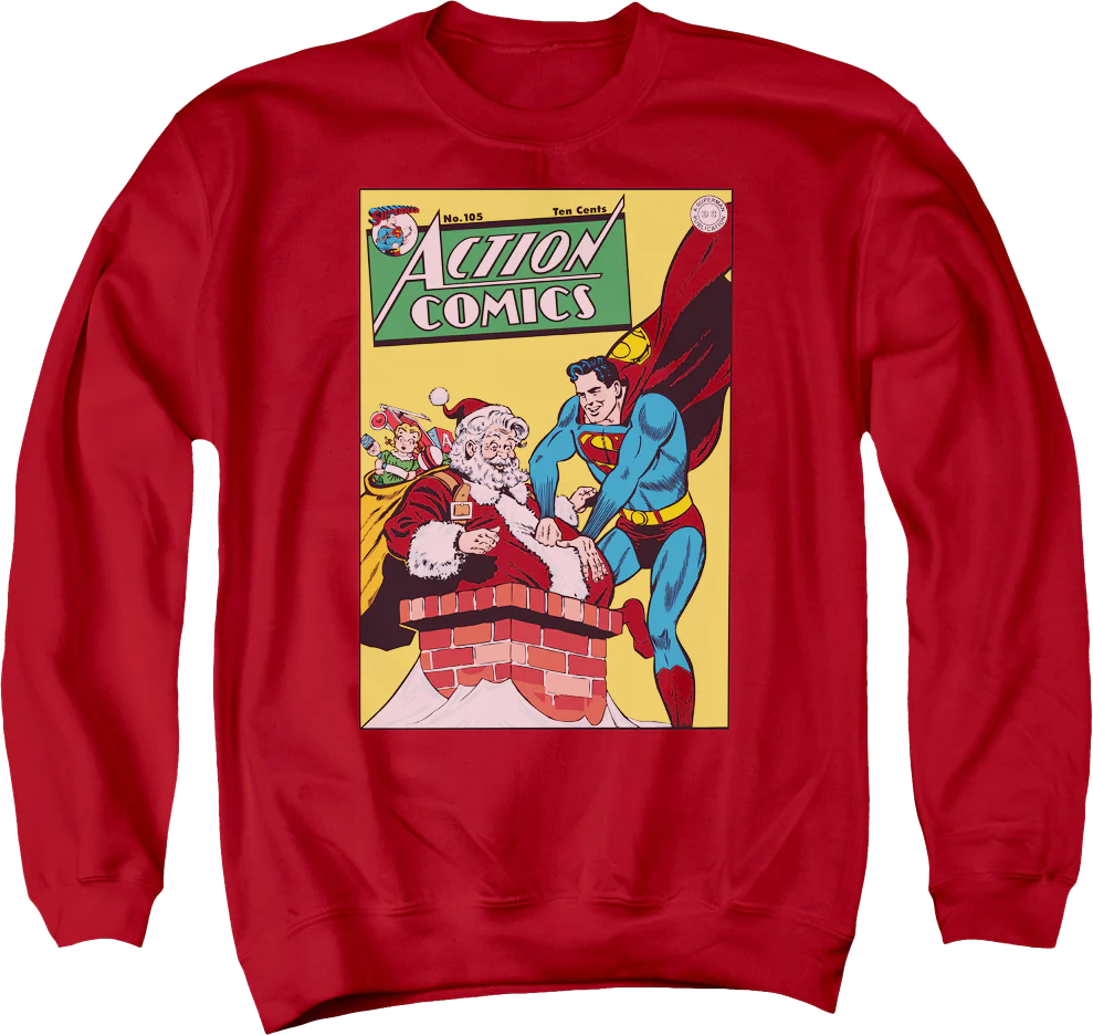 The Man Who Hated Christmas Superman Sweatshirt