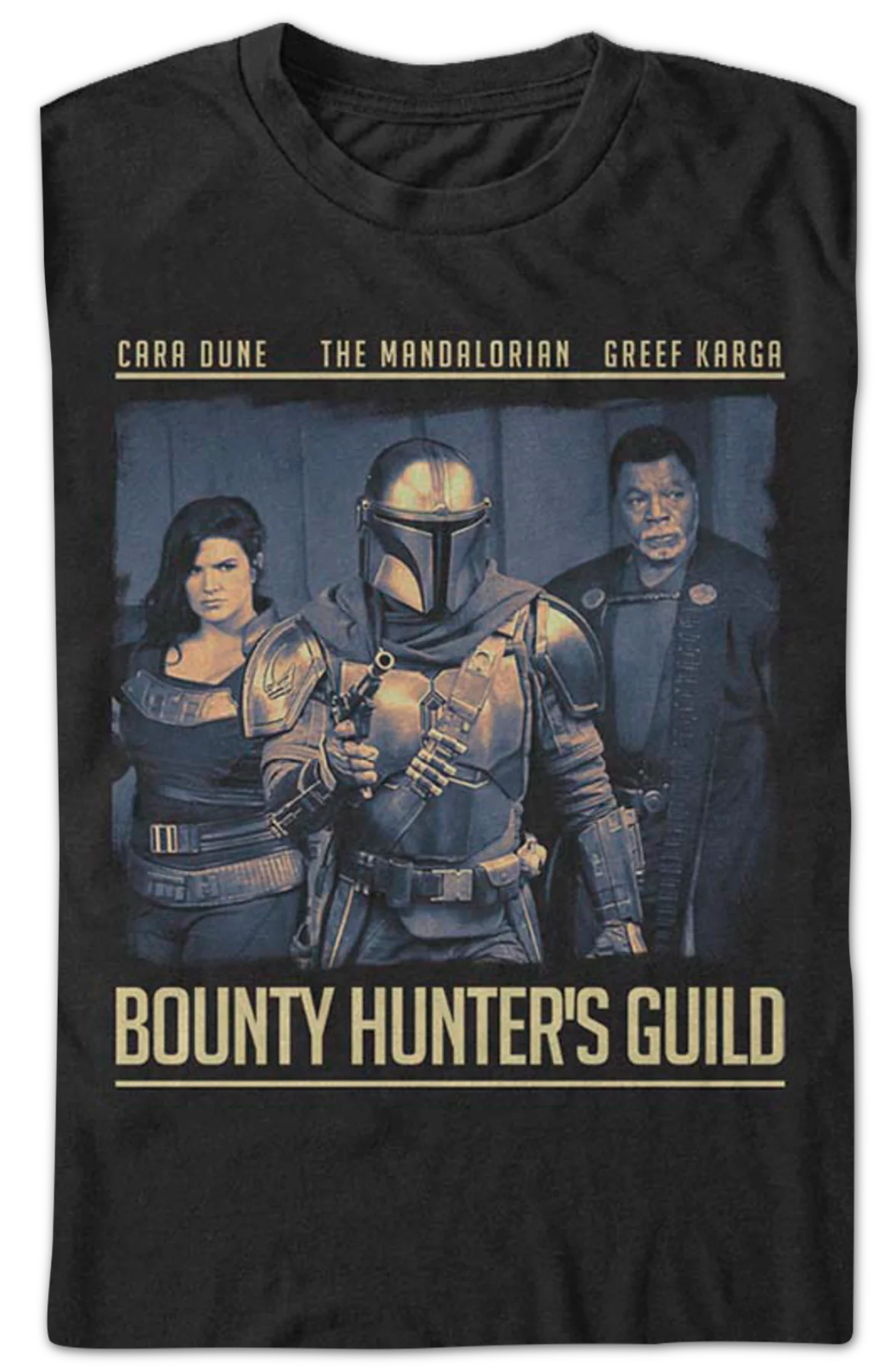 The Mandalorian Bounty Hunter's Guild Star Wars T-Shirt - Image 2