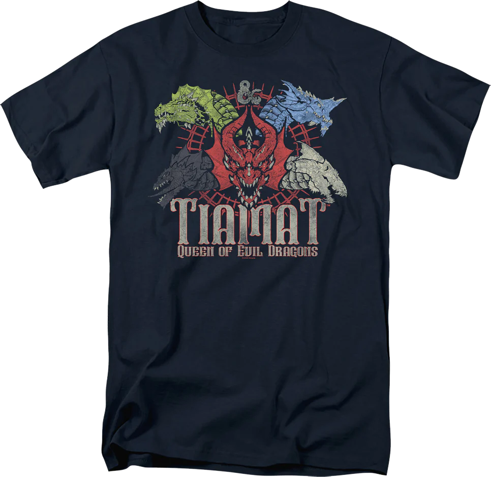 Tiamat Queen Of Evil Dragons Dungeons & Dragons T-Shirt